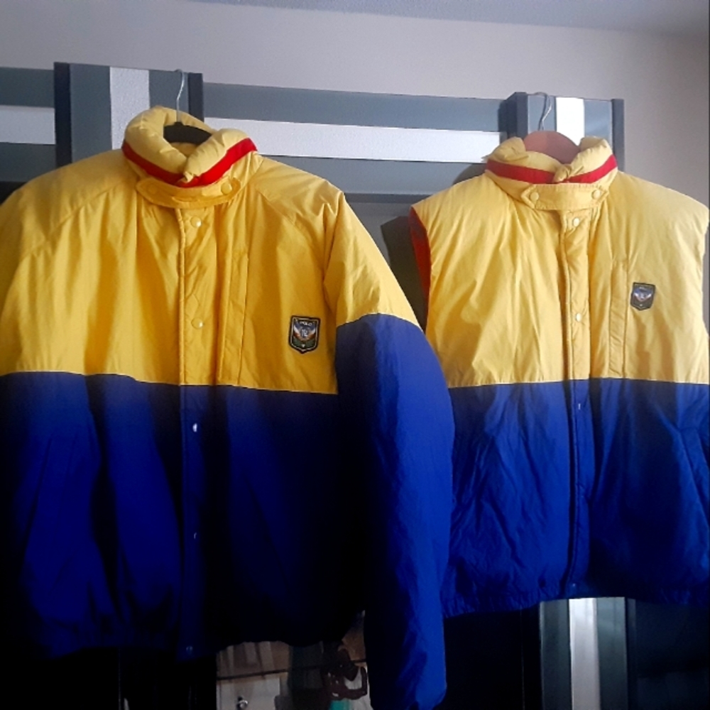 Vintage 90s polo ralph Lauren unicrest GOOSE/VEST